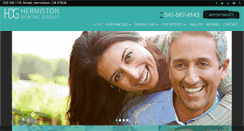 Desktop Screenshot of hermistondentalgroup.com